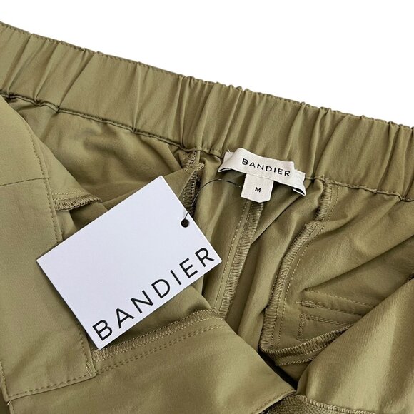 Bandier Womens‎ Quincy Cargo Wide Leg Pants Tan Size Medium Utility Streetwear - Picture 6 of 13